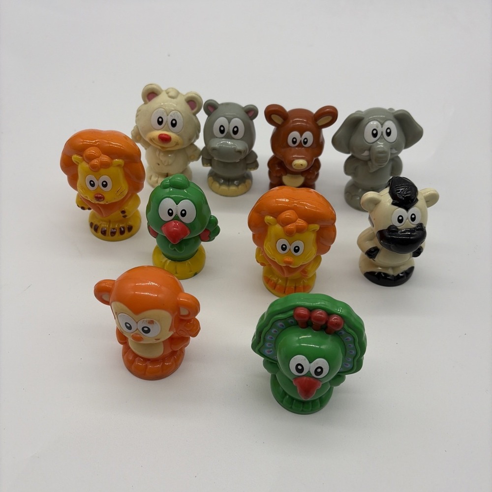 10 Vtech ~ Smartville Town Zoo Train Replacement Parts - Animals Toddler Toy